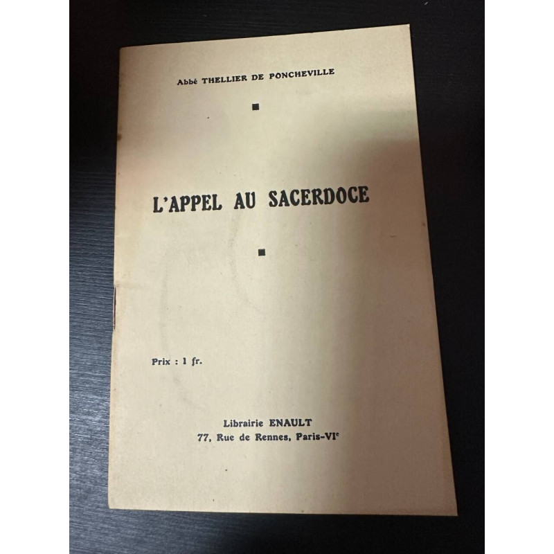 L'appel au sacerdoce