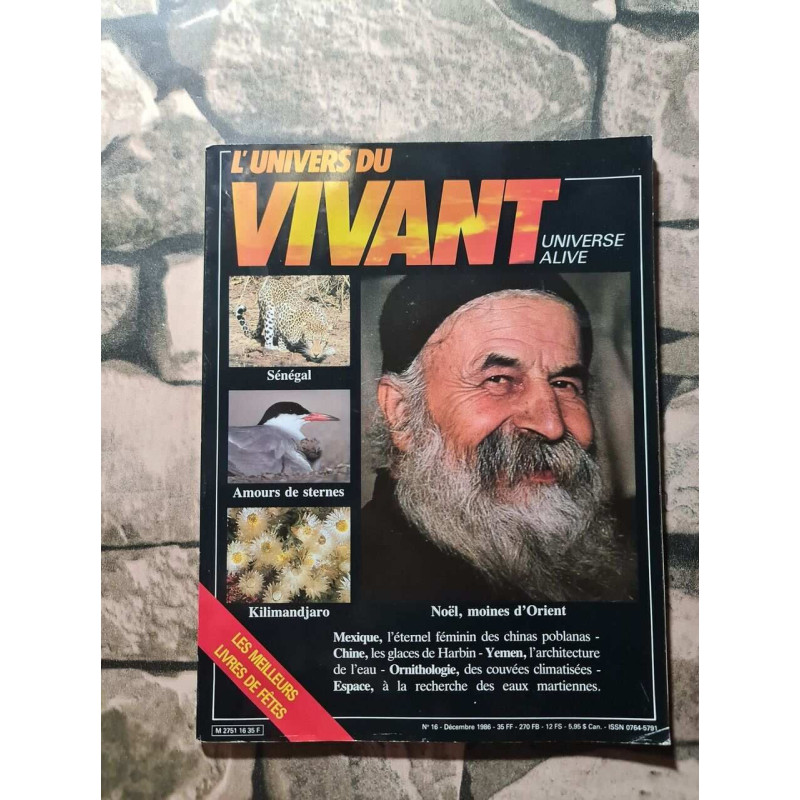 L'univers vivant N.16 - Décembre 1986