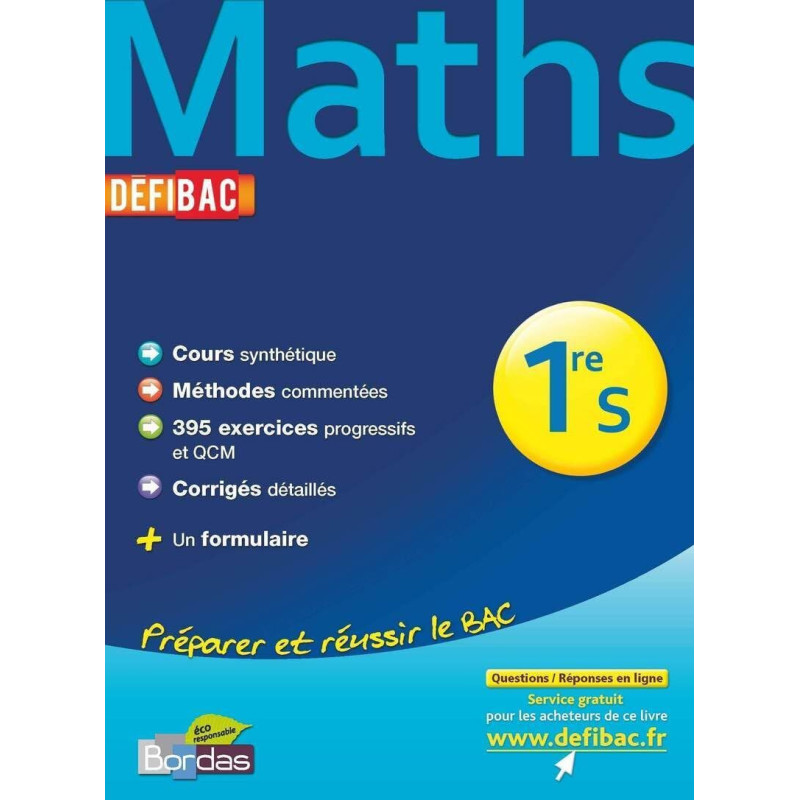 DéfiBac Cours/Méthodes/Exos Maths 1re S