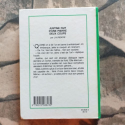 Justine fait d'une pierre deux coups (Bibliothèque verte)