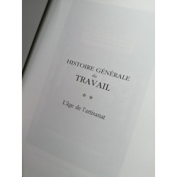 Histoire générale du travail - l'âge de l'artisanat