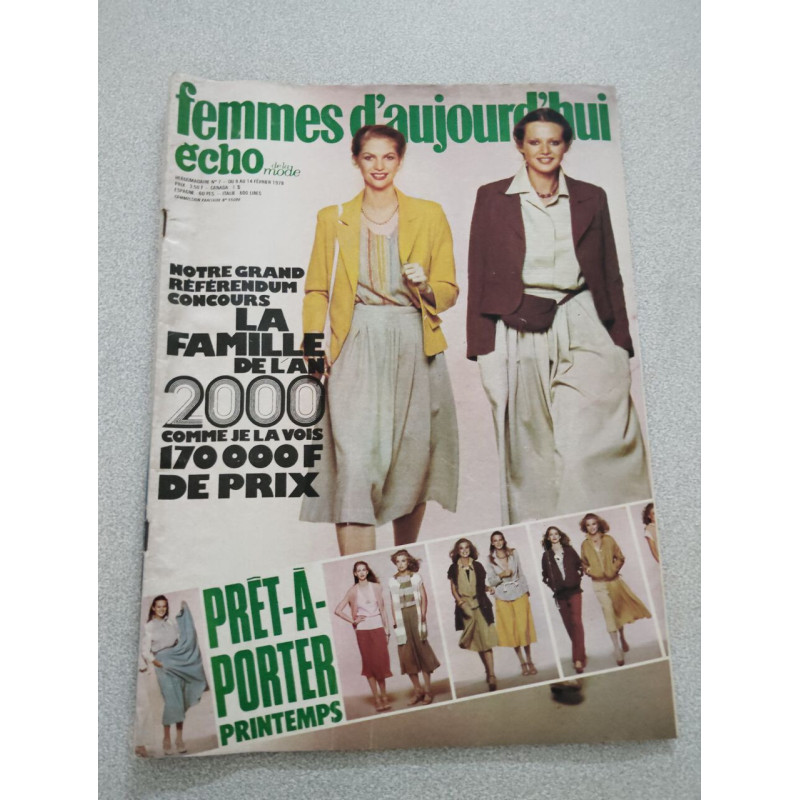 Femmes d'aujourd'hui echo de la mode N°7