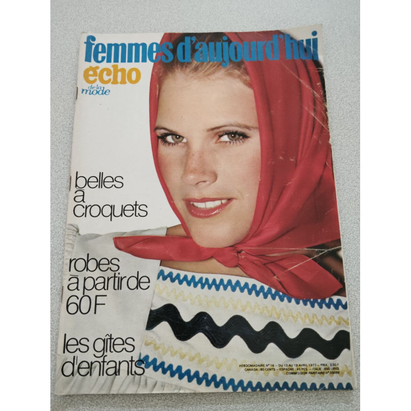 Femmes d'aujourd'hui echo de la mode N°16