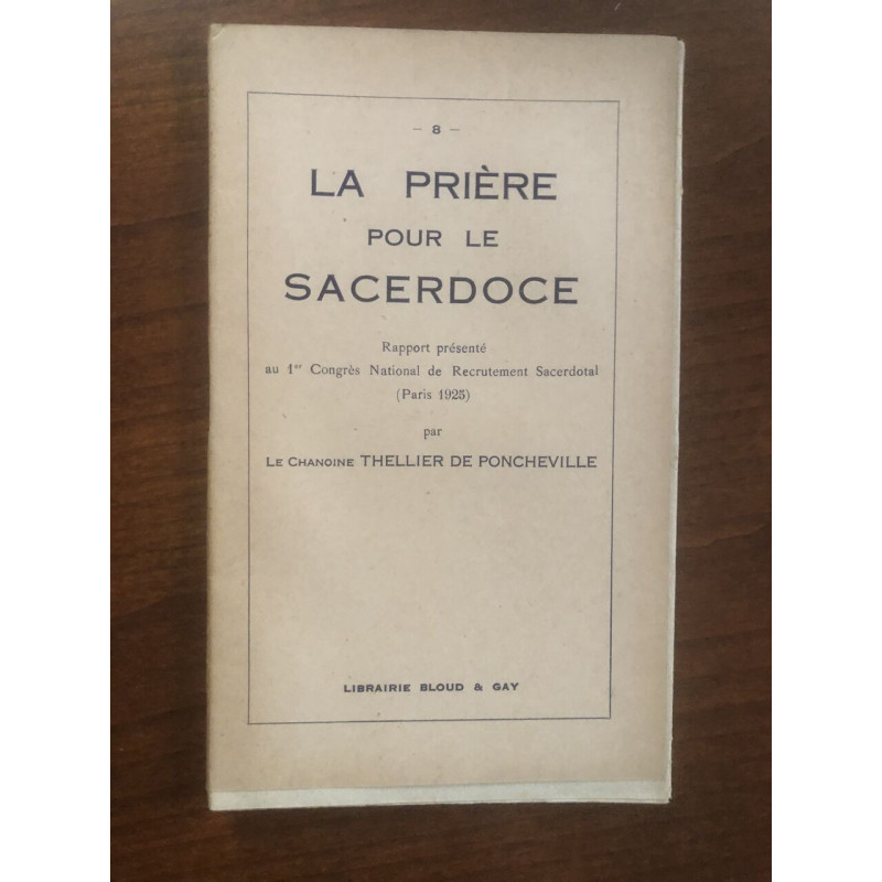 La prière pour le sacerdoce