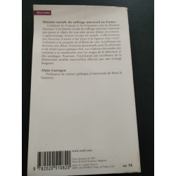 Histoire sociale du suffrage universel en France 1848-2000