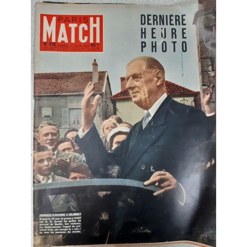Paris Match N° 478