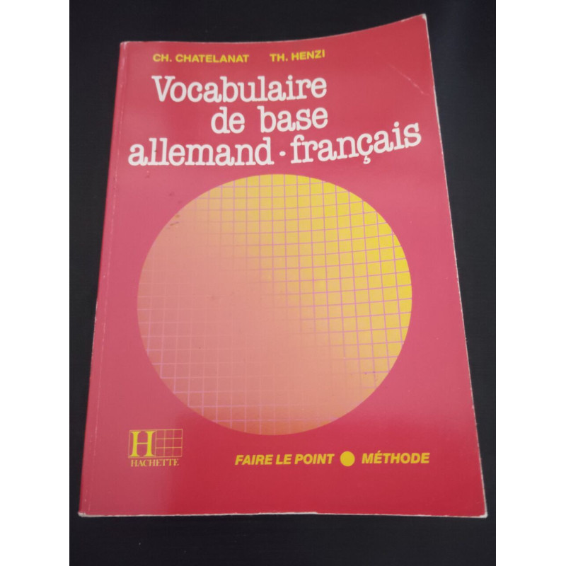 Vocabulaire de base allemand-français (Faire le point) [Reliure...