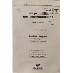 Les primitifs nos contemporains