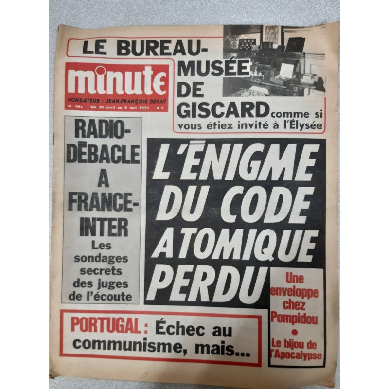 Journal Minute N° 681