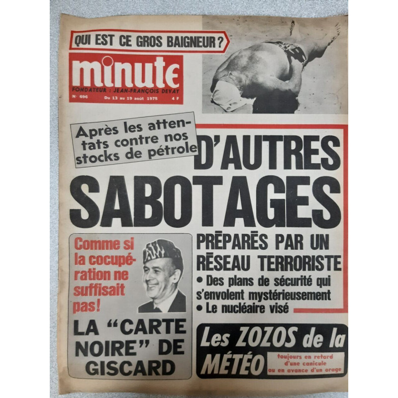 Journal Minute N° 696