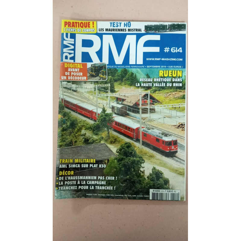 Revue RMF (Rail Miniature Flash) N° 614