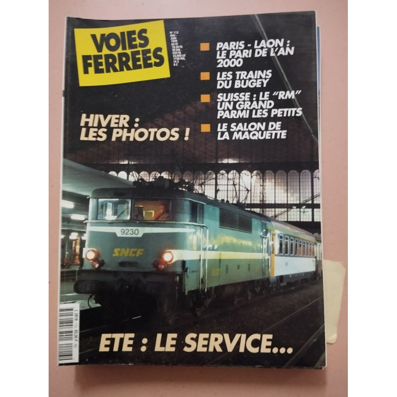 Revue Voies Ferrées N° 113