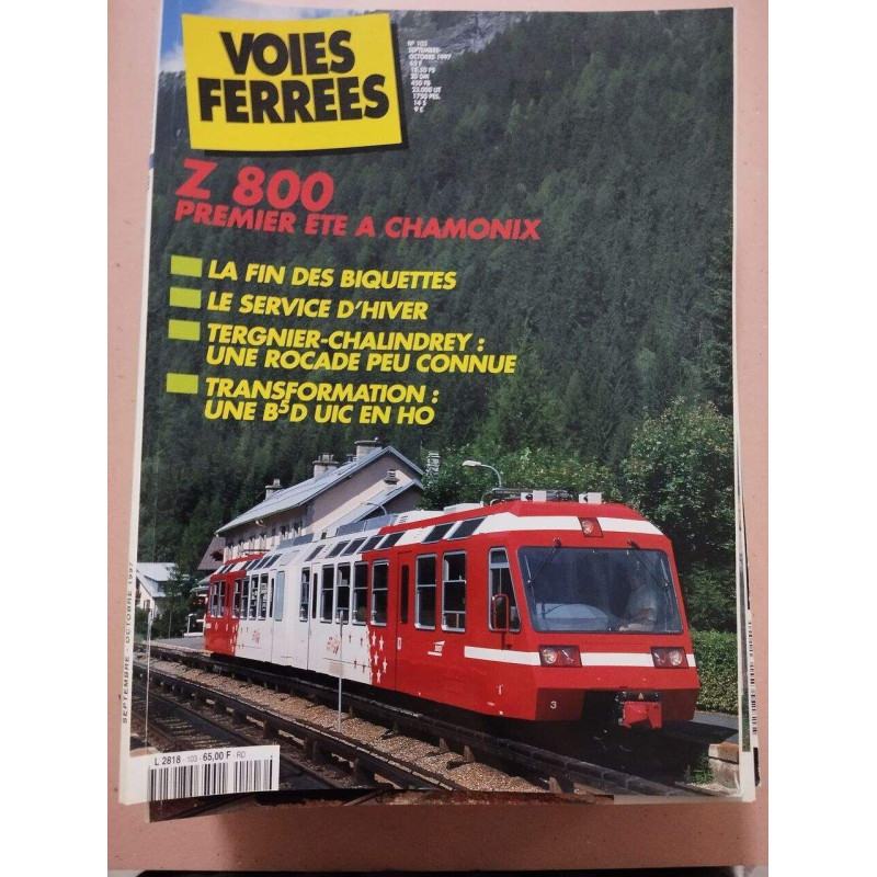 Revue Voies Ferrées N° 103
