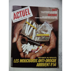 Actuel nº 77 - les mouchards anti drogue