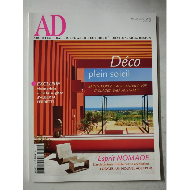 Architectural Digest nº 59 / Juillet-Août 2006