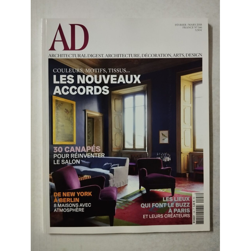 Architectural Digest nº 146 / Février- Mars 2018