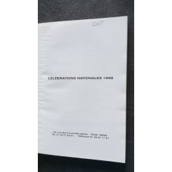 Célébrations nationales 1998