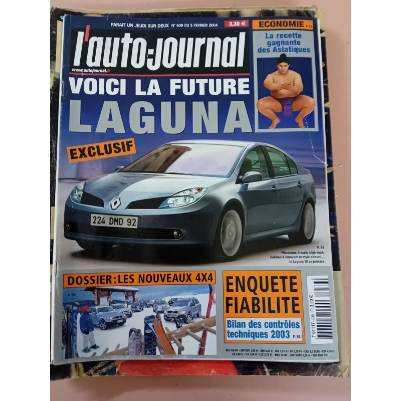 Revue L'Auto Journal N° 639