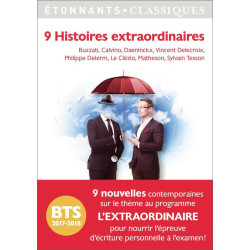 9 Histoires extraordinaires : Programme BTS 2017-2018