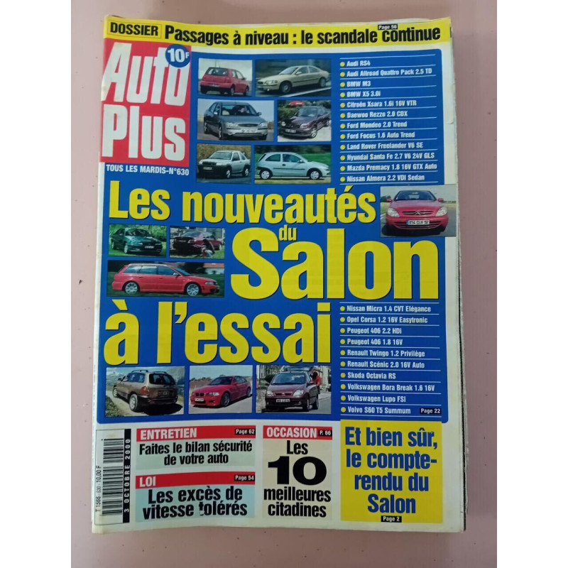 Revue Auto Plus N° 630