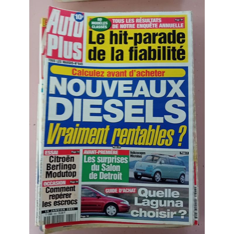 Revue Auto Plus N° 645