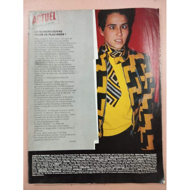Actuel nº 68 / Juin 1985