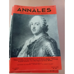 Revue Les annales des lettres françaises N° 201