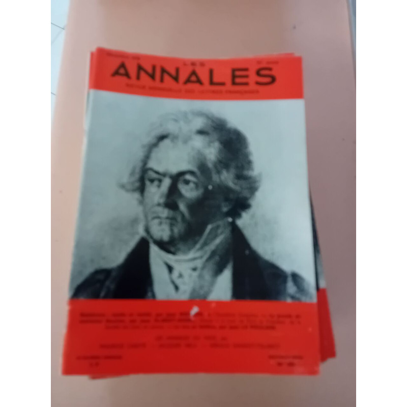 Revue Les annales des lettres françaises N° 242