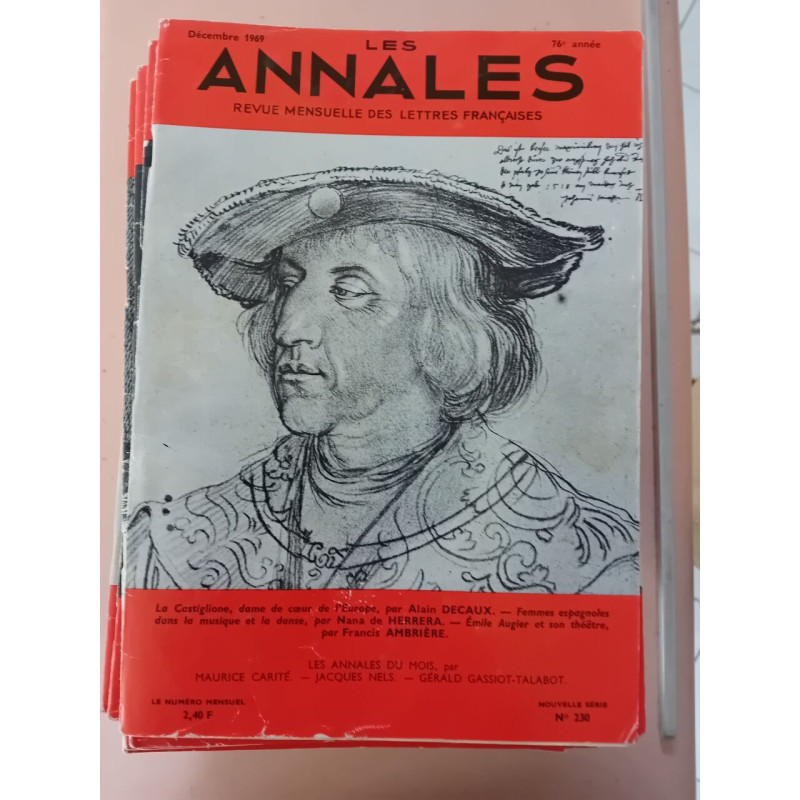 Revue Les annales des lettres françaises N° 230