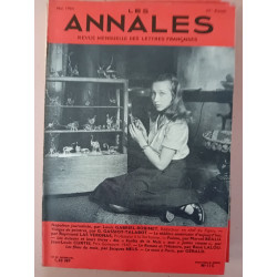 Revue Les annales des lettres françaises N° 115