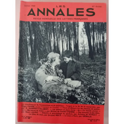 Revue Les annales des lettres françaises N° 117