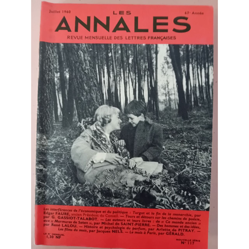 Revue Les annales des lettres françaises N° 117