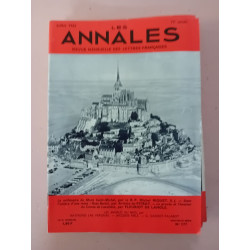 Revue Les annales des lettres françaises N° 177