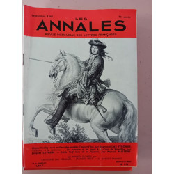Revue Les annales des lettres françaises N° 179