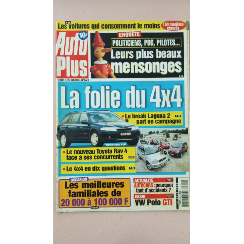 Revue Auto Plus N° 623