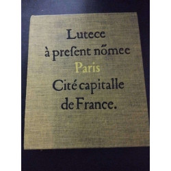 Lutece a prefent nomee paris cite capitalle