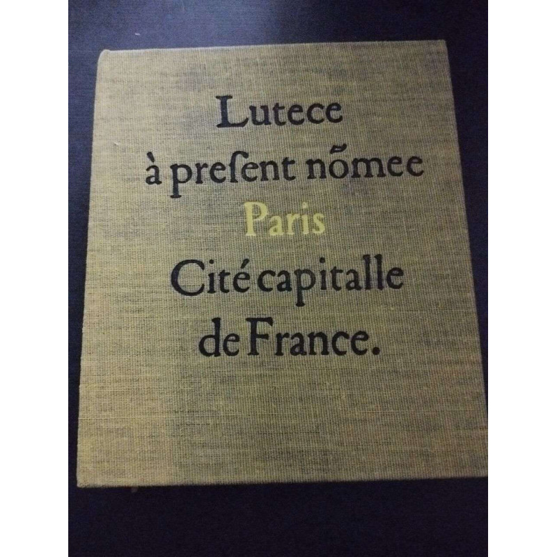 Lutece a prefent nomee paris cite capitalle
