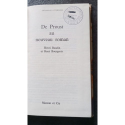 De Proust au nouveau roman