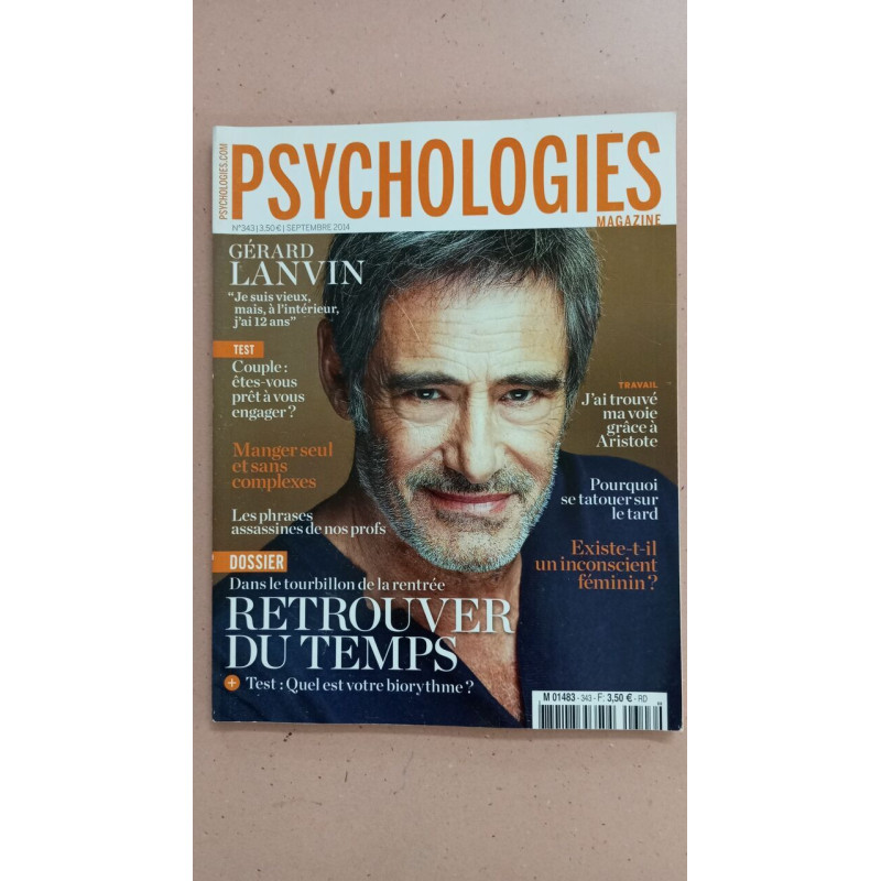 Revue Psychologies N° 343