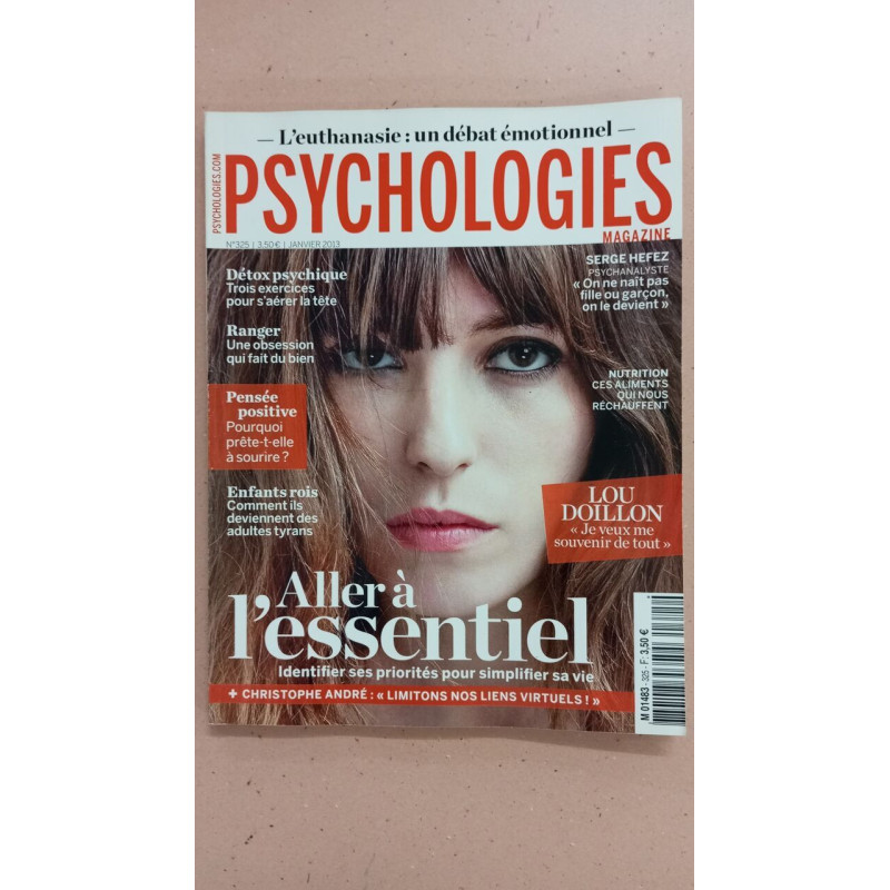 Revue Psychologies N° 325