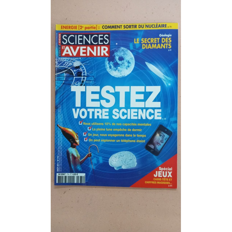 Revue Sciences et Avenir N° 774