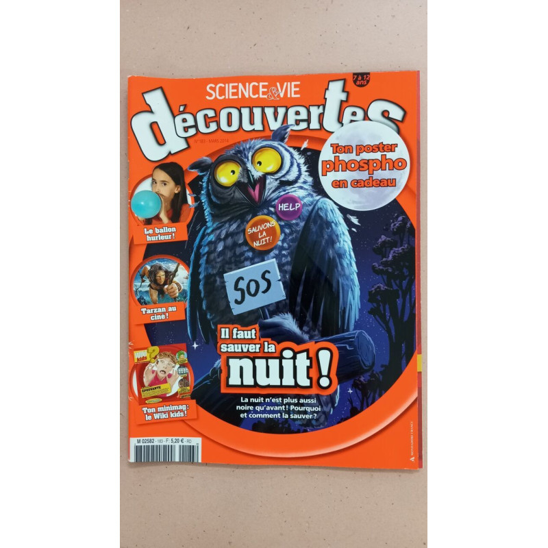 Revue Science et Vie Découverte 7-12 ans N° 183