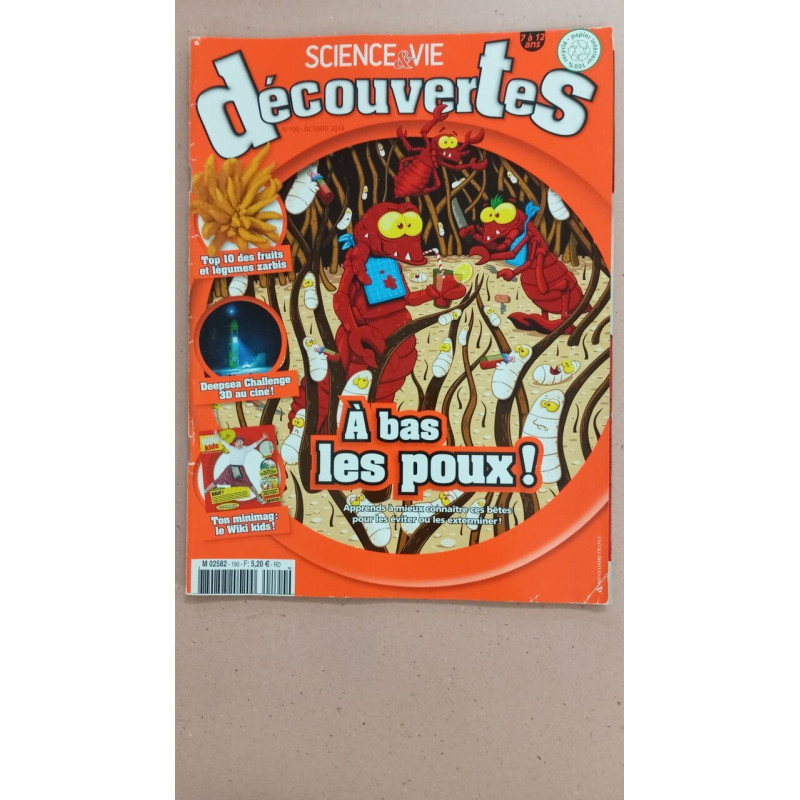 Revue Science et Vie Découverte 7-12 ans N° 190