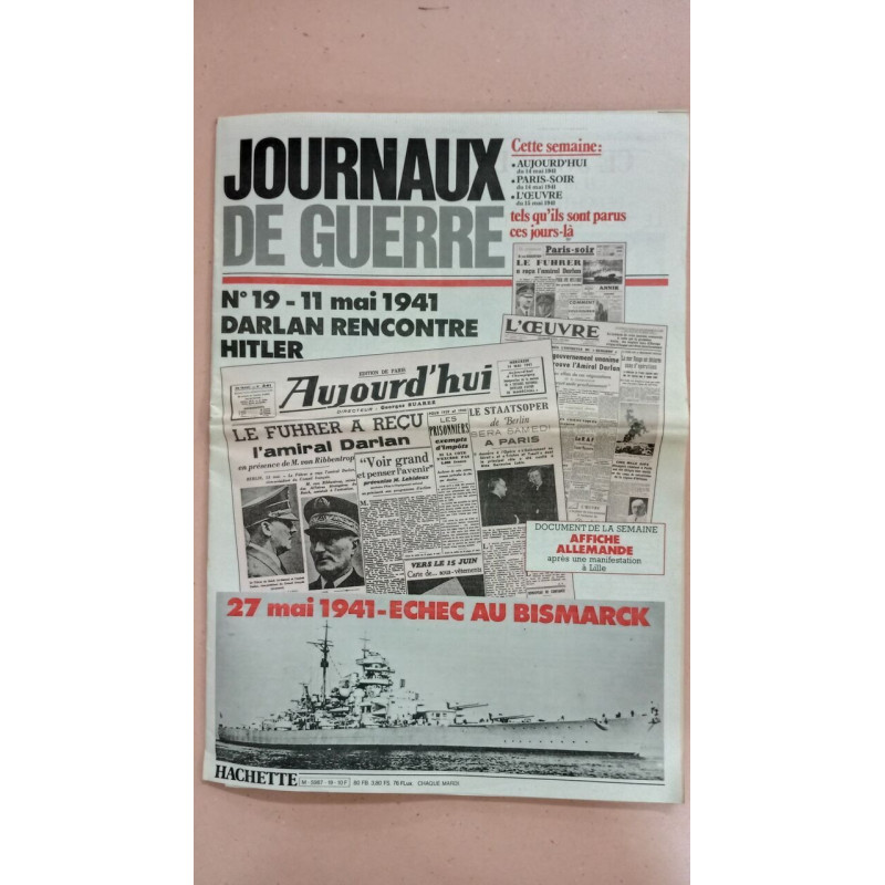 Revue Journaux de Guerre N° 19