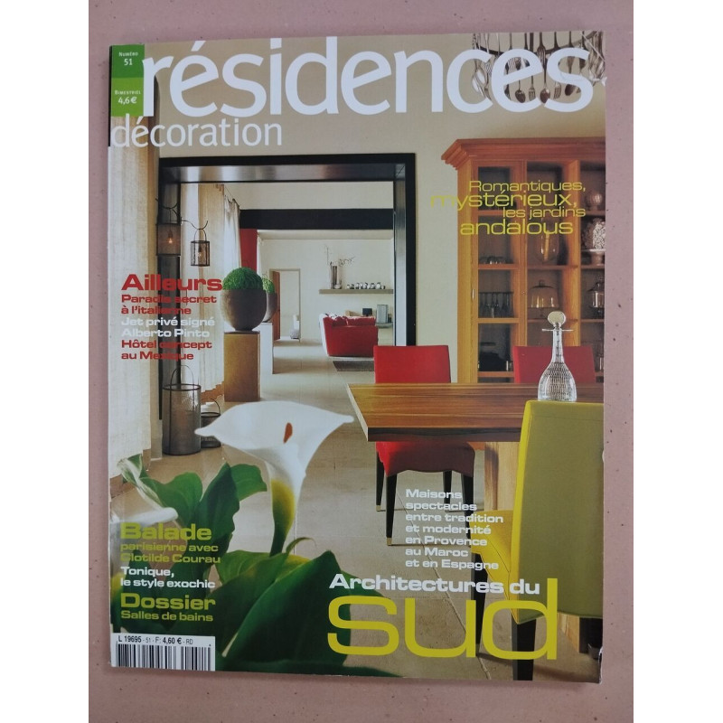 Revue Résidences Décoration N° 51