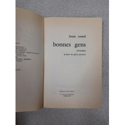 Bonnes Gens (Envoi de l'auteur)