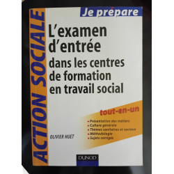L'examen d'entrée dans les centres de formation en travail social