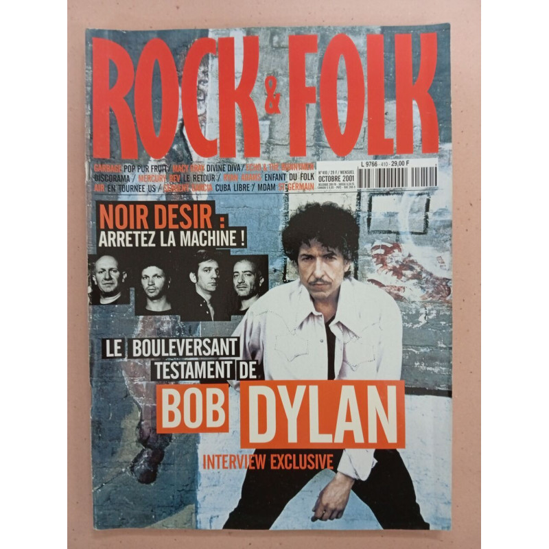 Revue Rock et Folk N° 410