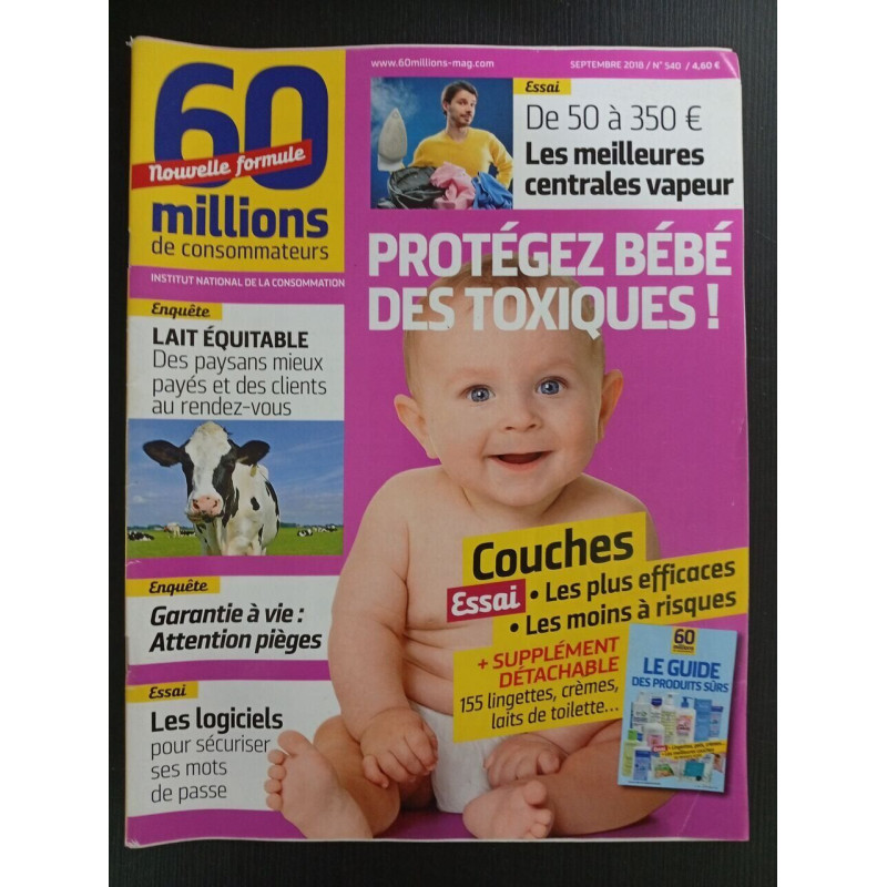 Revue 60 millions de consommateurs N° 540