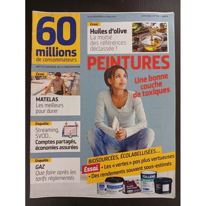 Revue 60 millions de consommateurs N° 592